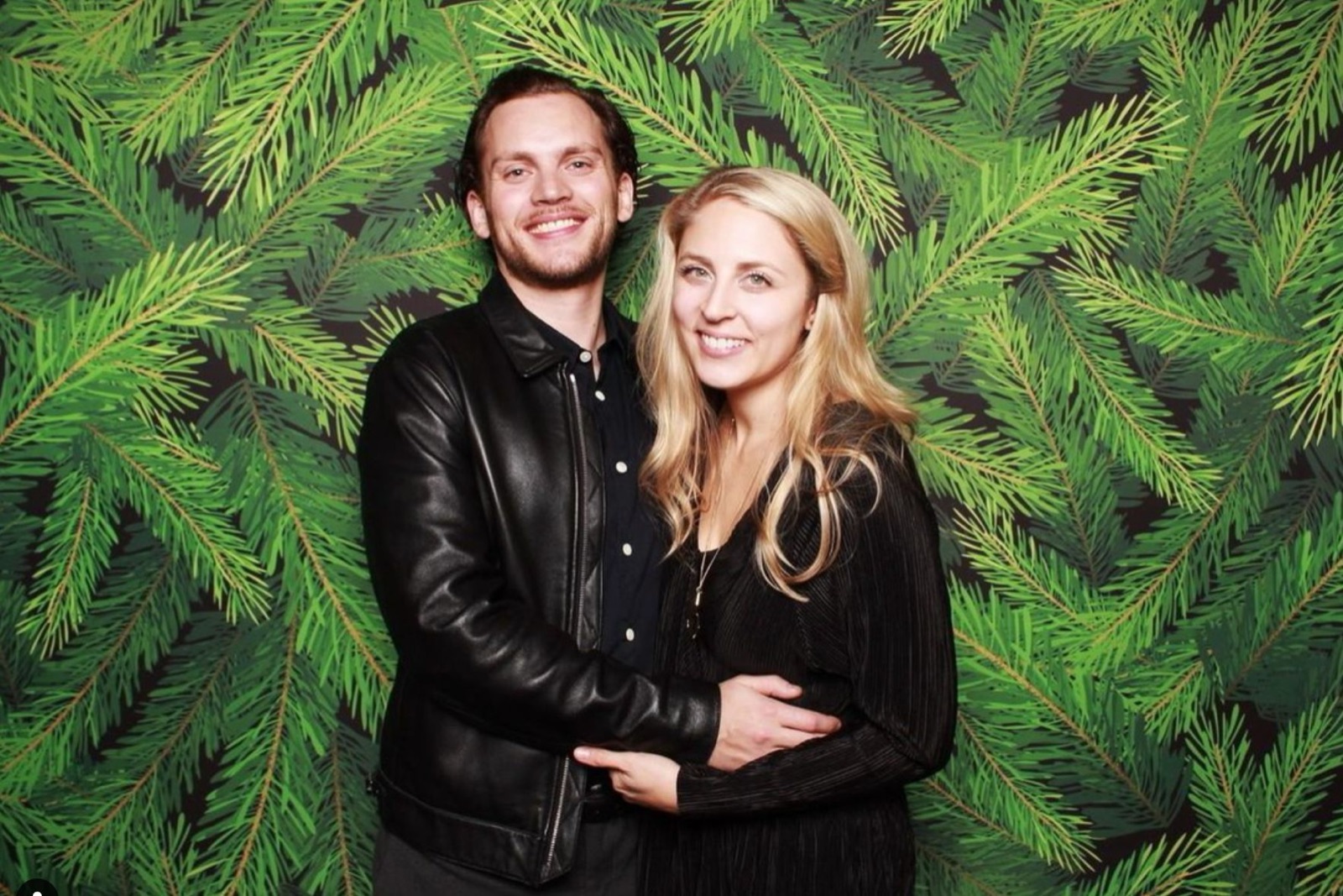 Corporate holiday party photo booth